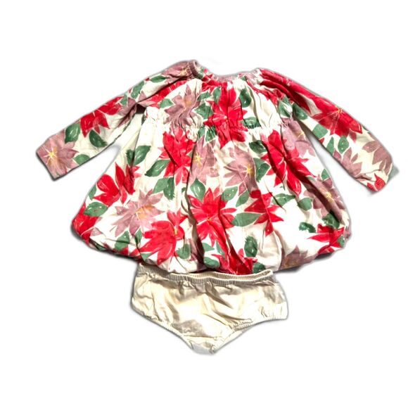 Adorable outfit from Burt's Bees Baby for her first holiday season - Picture 1 of 5